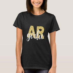 Arkansas AR Girl State Pride Simply Cute Sunflower T-Shirt