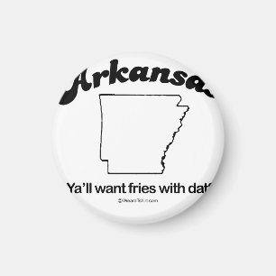 ARKANSAS - "ARKANSAS STATE MOTTO" T-shirts and Gea Magnet
