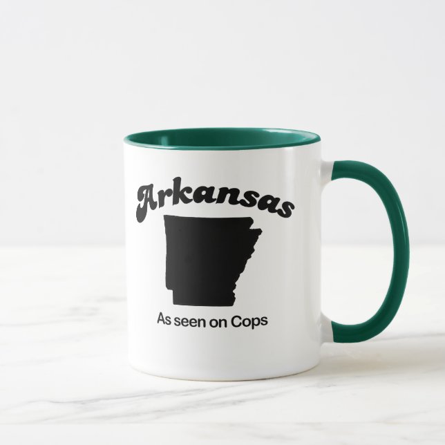 Arkansas - As seen on Cops Mug (Right)