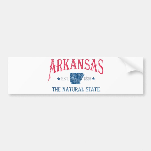 Arkansas Bumper Sticker (Front)
