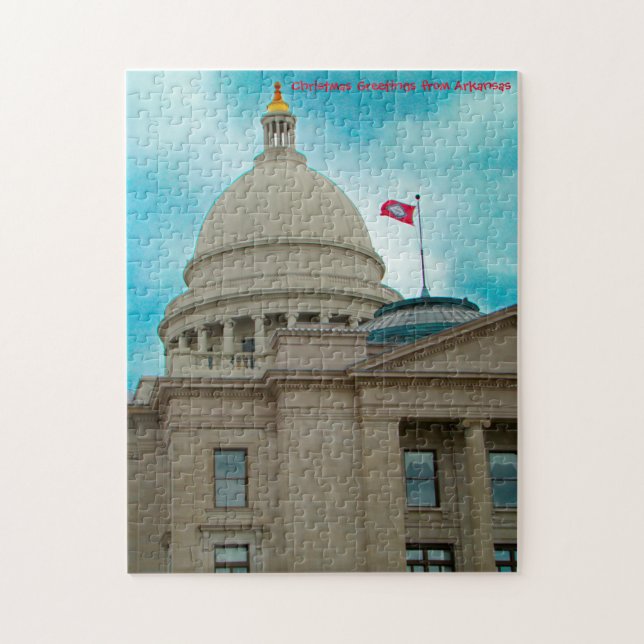 Arkansas Capital Building. Jigsaw Puzzle (Vertical)