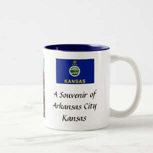 Arkansas City Souvenir Mug