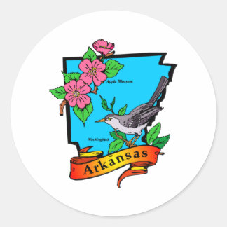 Arkansas Classic Round Sticker