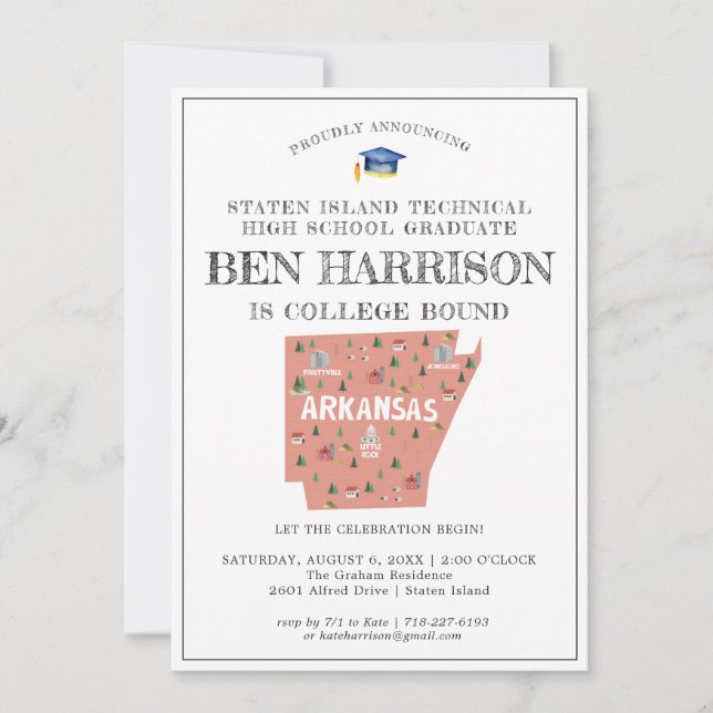 Arkansas | College Bound Graduation Party (Front)