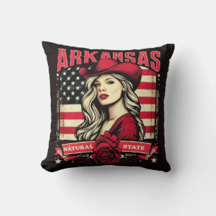 Arkansas Cowgirl Cushion