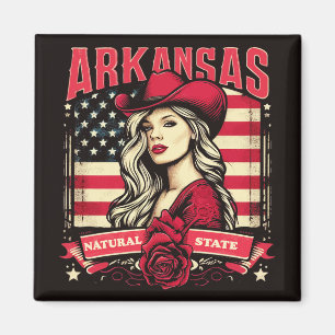Arkansas Cowgirl Magnet