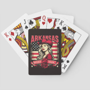 Arkansas Cowgirl Playing Cards