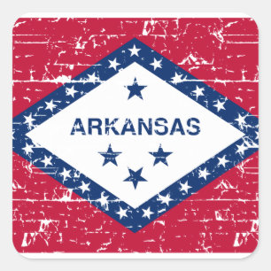 Arkansas Designs Square Sticker
