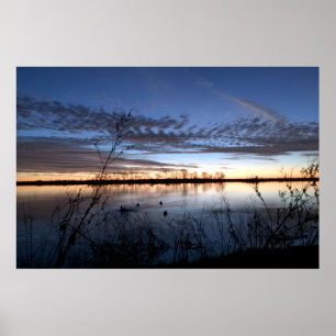Arkansas Duck Hunter's Sunrise Poster
