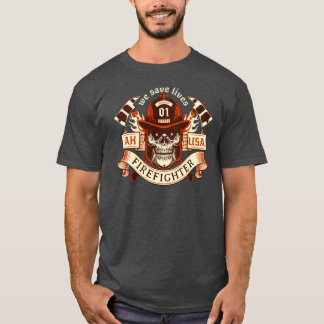 Arkansas Firefighter Oversized T-Shirt