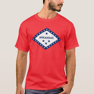 Arkansas flag, American state seal T-Shirt