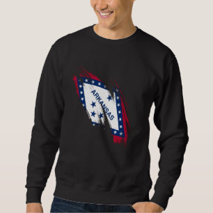 Arkansas Flag Arkansan Funny Arkansas Pride Sweatshirt