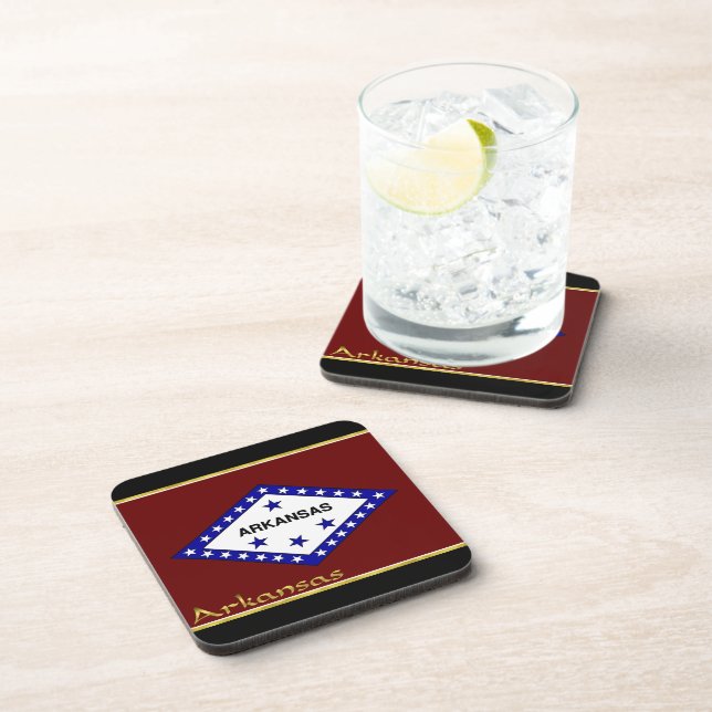Arkansas flag coaster (Right Side)