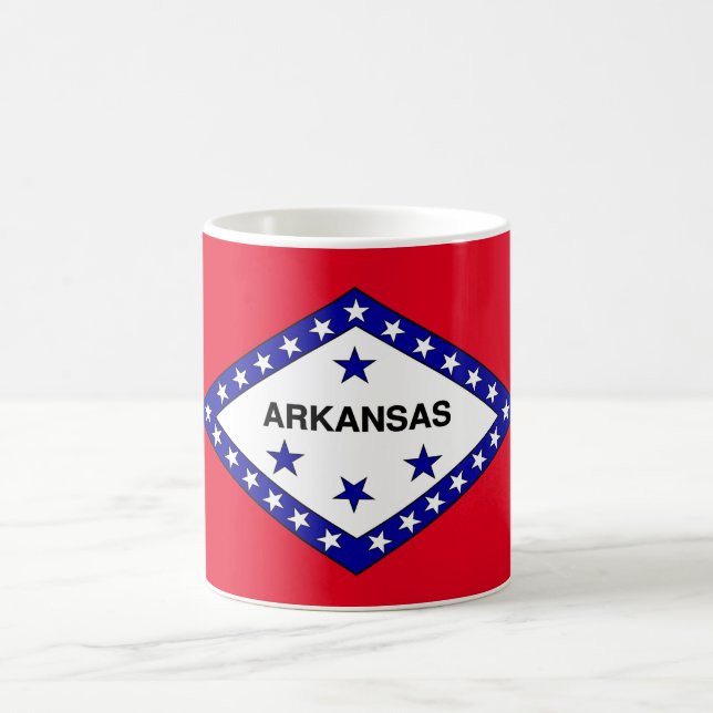 Arkansas flag coffee mug (Center)