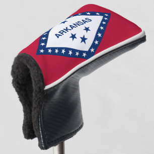 ARKANSAS FLAG GOLF HEAD COVER