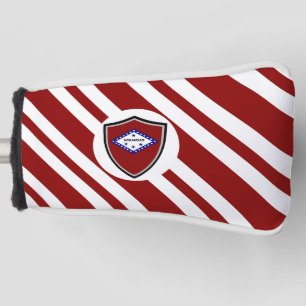 Arkansas flag golf head cover