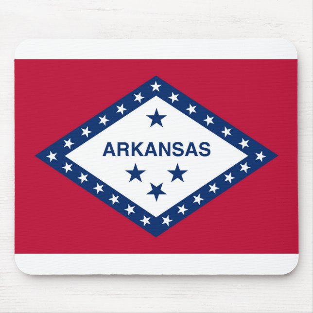 Arkansas flag mouse mat (Front)