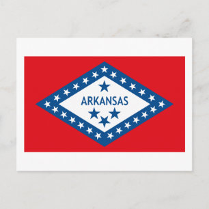 Arkansas Flag Postcard