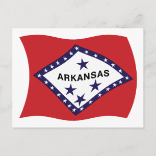 Arkansas Flag Postcard