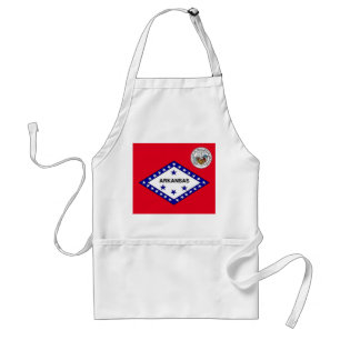 Arkansas flag standard apron