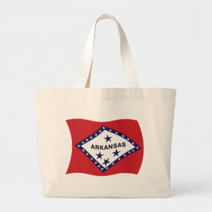 Arkansas Flag Tote Bag