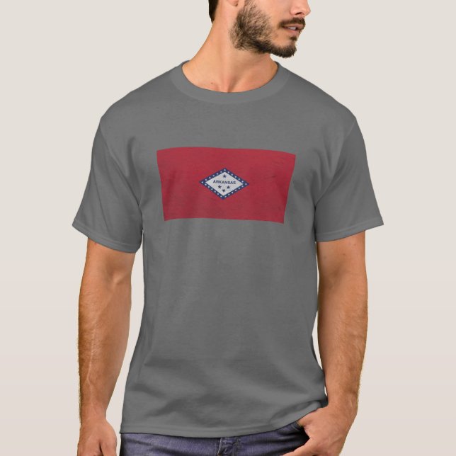 Arkansas Flag Wall T-Shirt (Front)