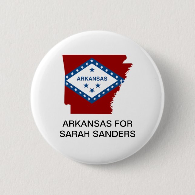 ARKANSAS for SARAH SANDERS GOVERNOR Button (Front)