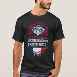 Arkansas Grown With French Roots France T-Shirt