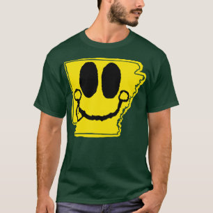 Arkansas Happy Face with tongue sticking out T-Shirt