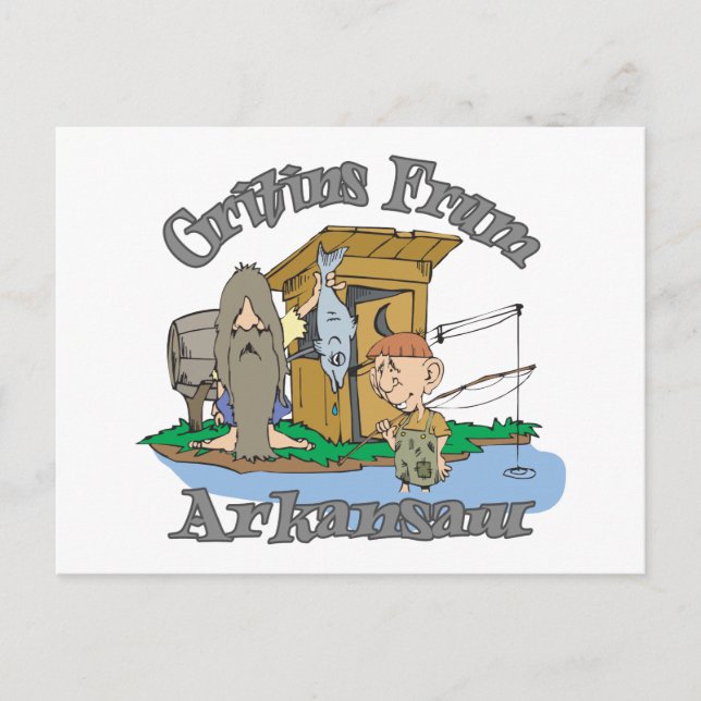 Arkansas Hillbilly Postcard (Front)