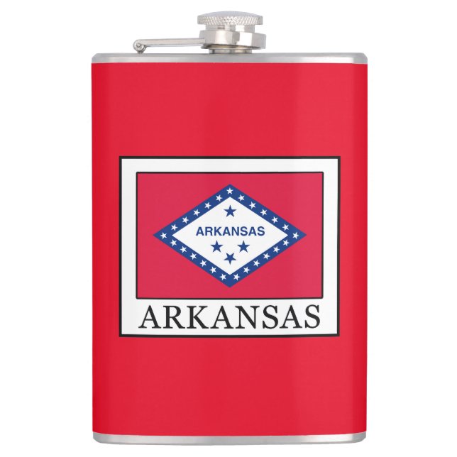 Arkansas Hip Flask (Front)