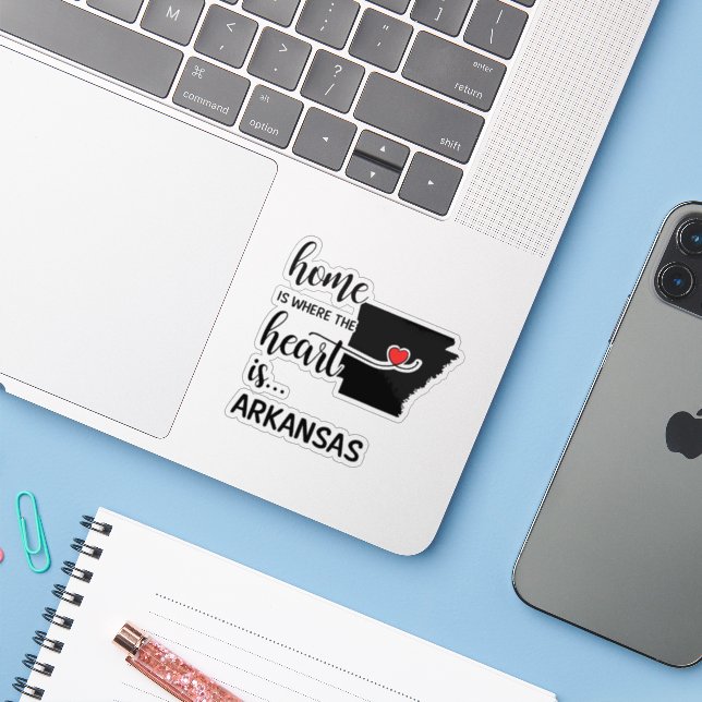 Arkansas home is where the heart is (Laptop w/ iPhone)