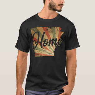 Arkansas Home Map Outline USA America T-Shirt
