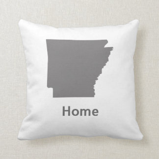 Arkansas Home Throw Pillow
