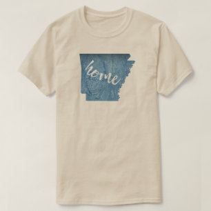 Arkansas Home Wood Grain T-Shirt