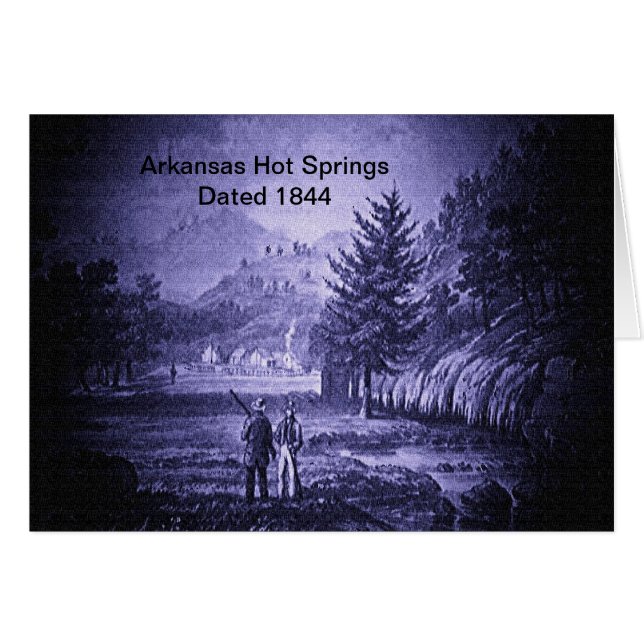 Arkansas Hot Springs Vintage 1844 (Front Horizontal)