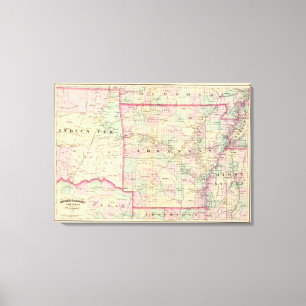 Arkansas, Indian Territory Canvas Print
