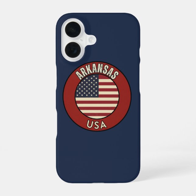 Arkansas iPhone 16 Case (Back)