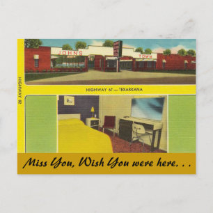Arkansas, John's Town Motel Postcard