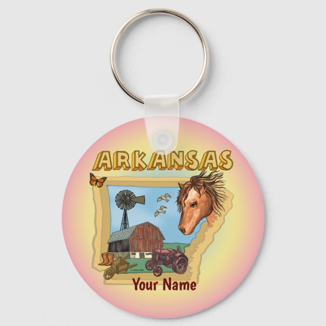 Arkansas  key ring (Front)