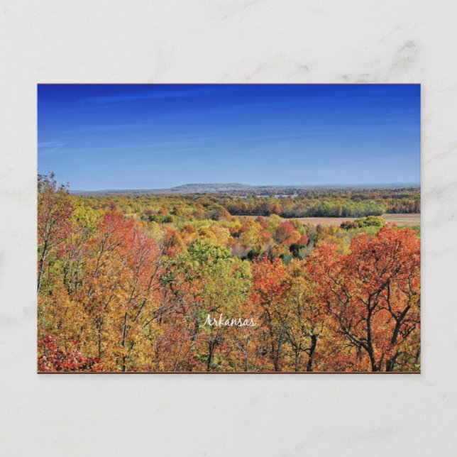 Arkansas landscape, Autumn Postcard (Front)