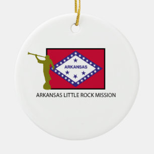 ARKANSAS LITTLE ROCK MISSION CTR LDS CERAMIC TREE DECORATION