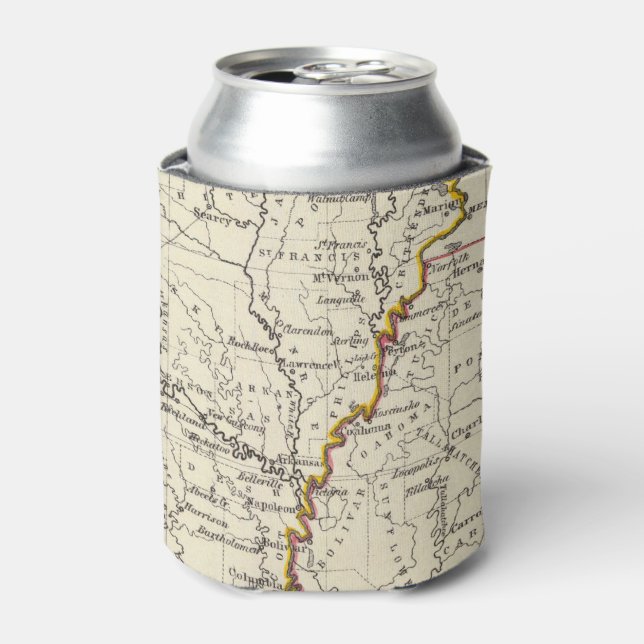 Arkansas, Louisiana and Mississippi Can Cooler (Can Front)