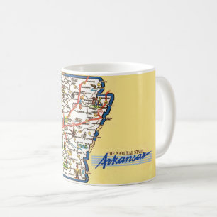 Arkansas Map Mug