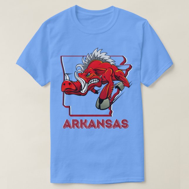ARKANSAS MEAN HOG T-Shirt (Design Front)