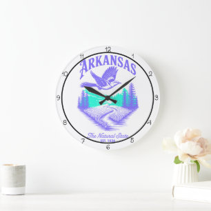 Arkansas Natural State Timepiece Large Clock
