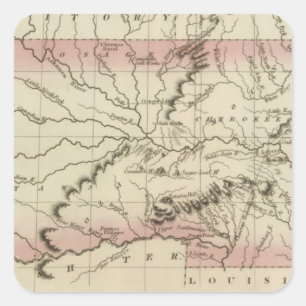 Arkansas, Oklahoma Square Sticker