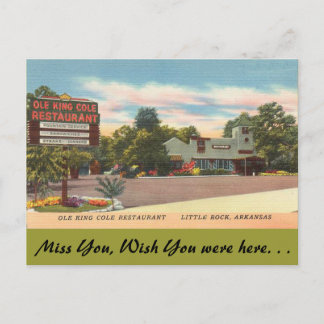 Arkansas, Ole King Cole Restaurant Postcard