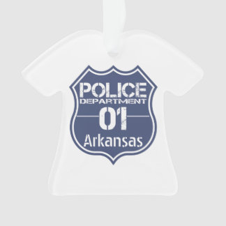 Arkansas Police Department Shield 01 Ornament