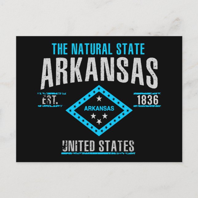 Arkansas Postcard (Front)